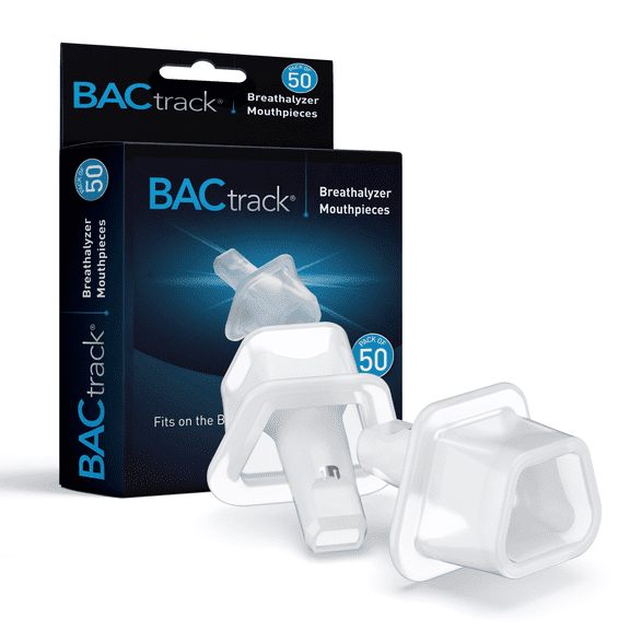 BACtrack Mobile Smartphone Breathalyzer Mouthpieces (50 Count) | Not Compatible with BACtrack C6 and C8 Breathalyzers