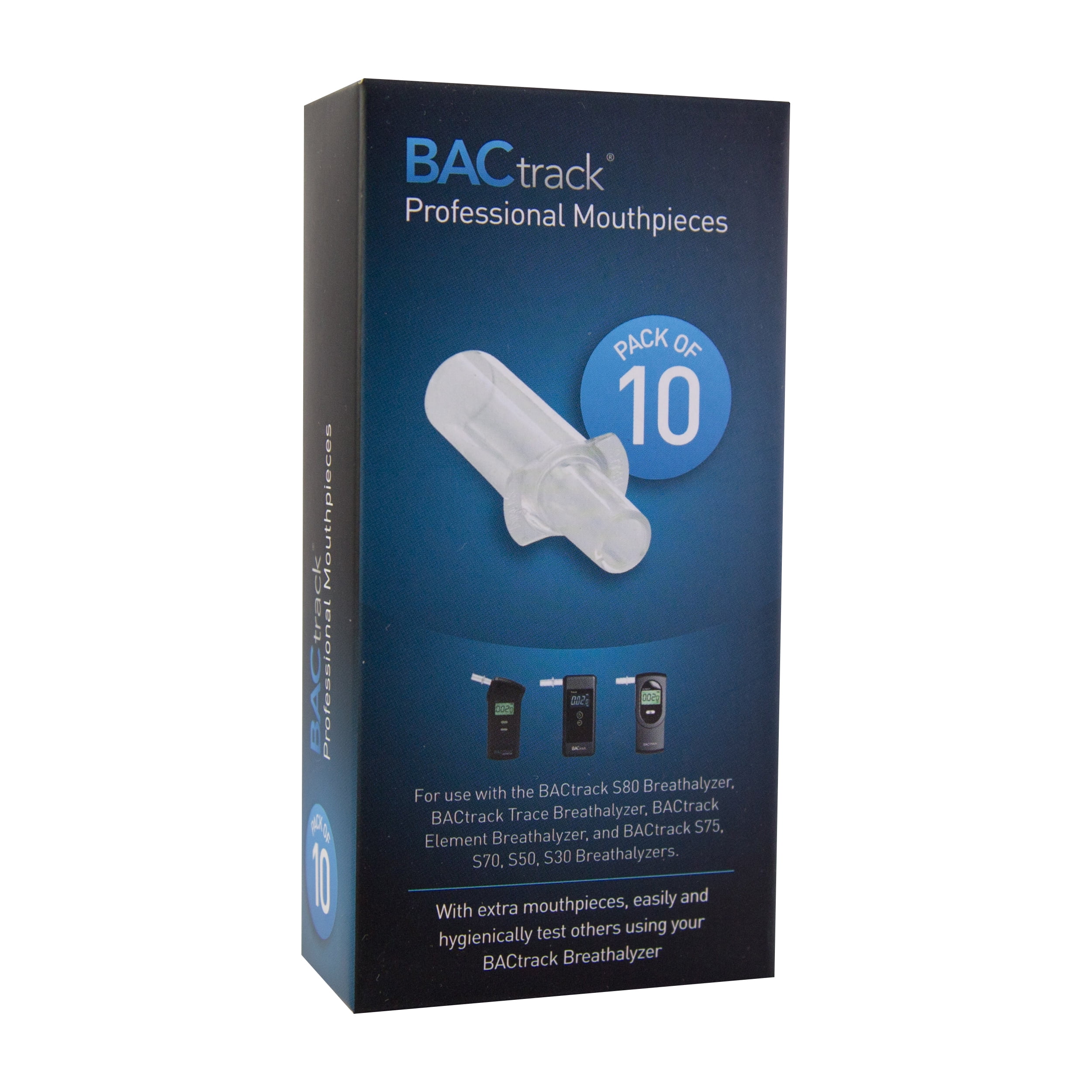 BACtrack Professional Breathalyzer Mouthpieces (10 Count) Compatible