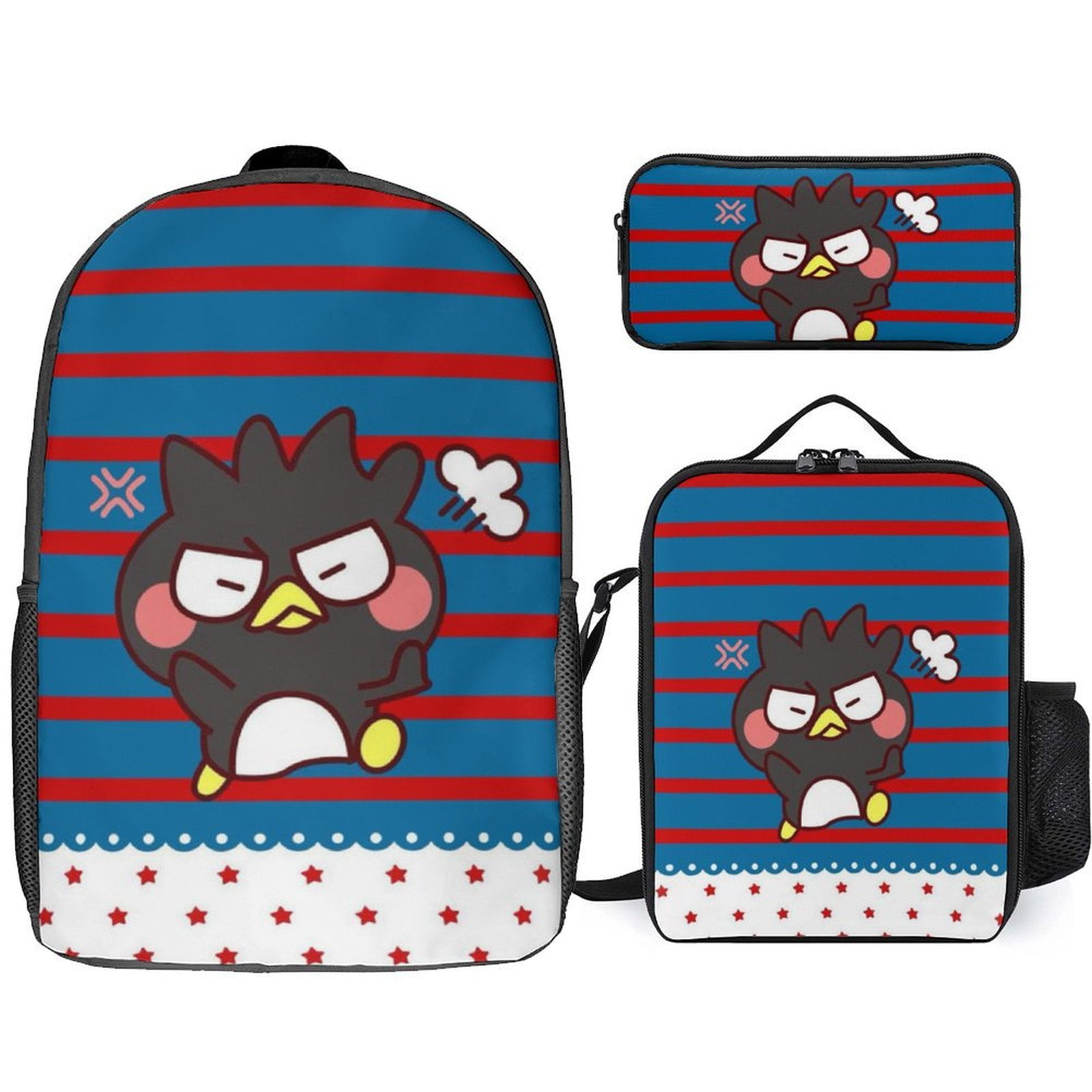 BAD-BAD-TZ-MARU Backpack Three Piece Set Combination Anime Gift BAD-BAD ...