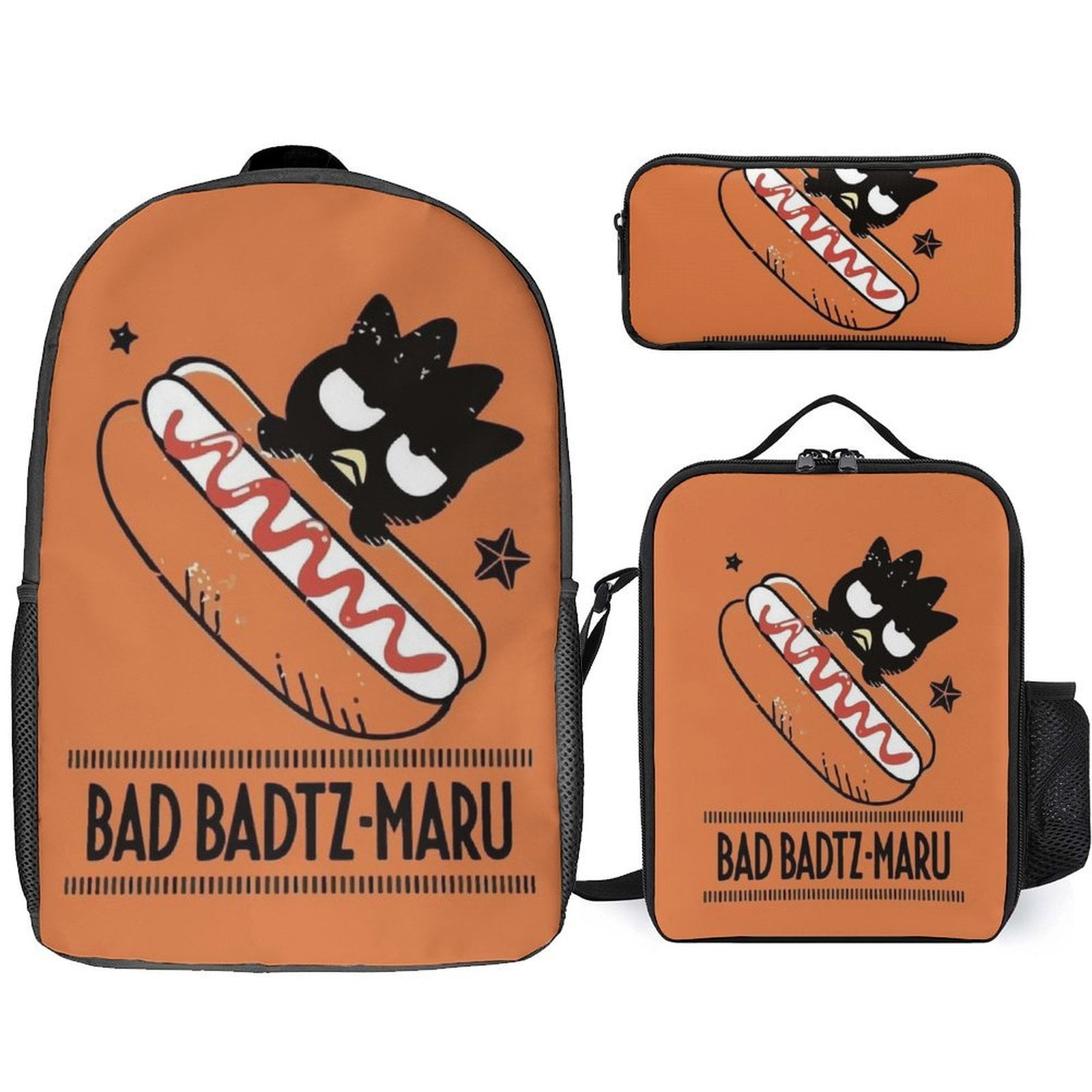 BAD-BAD-TZ-MARU Backpack Three Piece Set Combination Anime Gift BAD-BAD ...