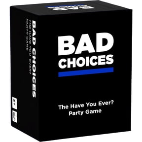 Bad Choices Party Game - The Have You Ever? Game - Hilarious Adult Card Game for Fun Parties and Board Games Night with Your Friends