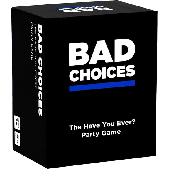 Dyce Games Bad Choices Party Game - The Have You Ever? Game - Hilarious Adult Card Game for Fun Parties and Board Games Night with Your Friends