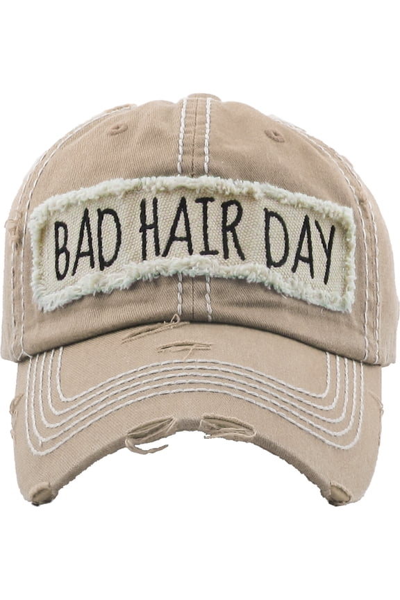 BAD HAIR DAY WASHED VINTAGE BALL CAP