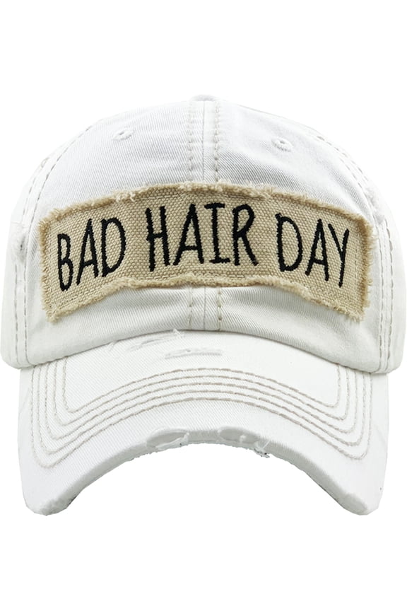BAD HAIR DAY WASHED VINTAGE BALL CAP