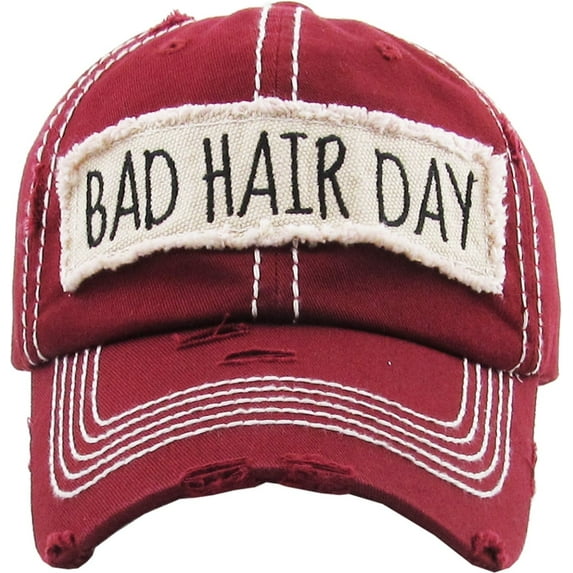 BAD HAIR DAY WASHED VINTAGE BALL CAP