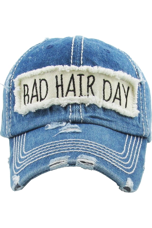 BAD HAIR DAY WASHED VINTAGE BALL CAP
