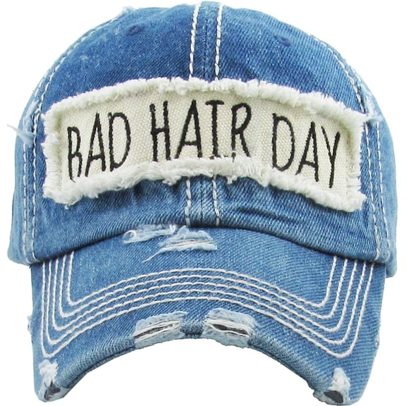 BAD HAIR DAY WASHED VINTAGE BALL CAP