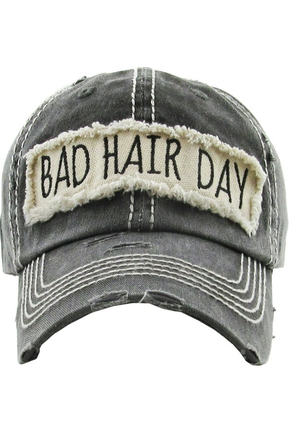 BAD HAIR DAY WASHED VINTAGE BALL CAP