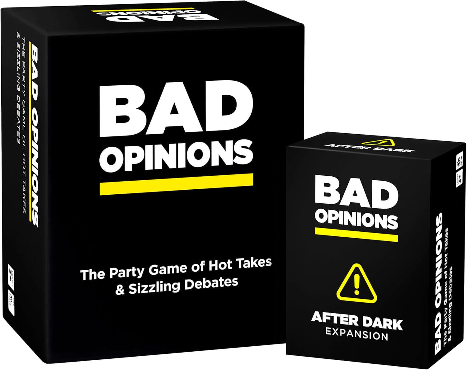 BAD OPINIONS Party Game + After Dark Expansion Set - The Hilarious Adult Card Game of Hot Takes & Sizzling Debates - Perfect for Fun Parties and Board Games Night with Your Friends