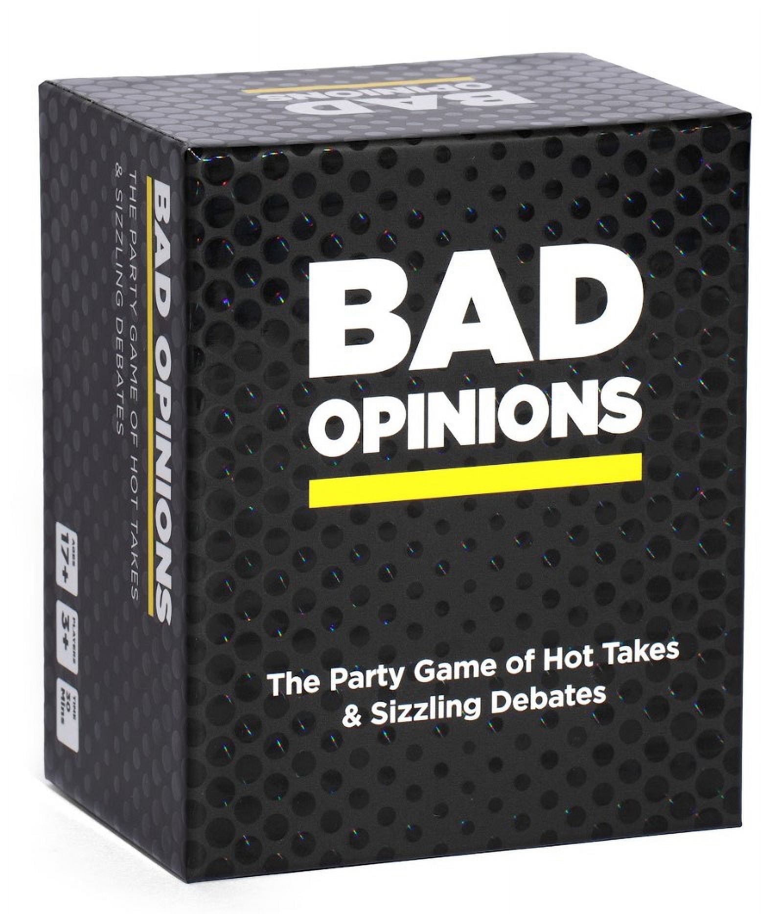 BAD OPINIONS - The Family Party Game of Hot Takes & Sizzling Debates