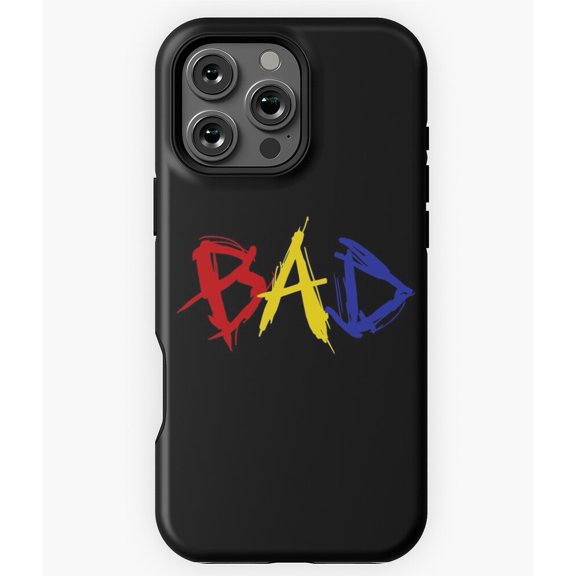 BAD X Abstract Minimalist Design Phone Case for iPhone 16 15 14 13 12 11 Pro Max