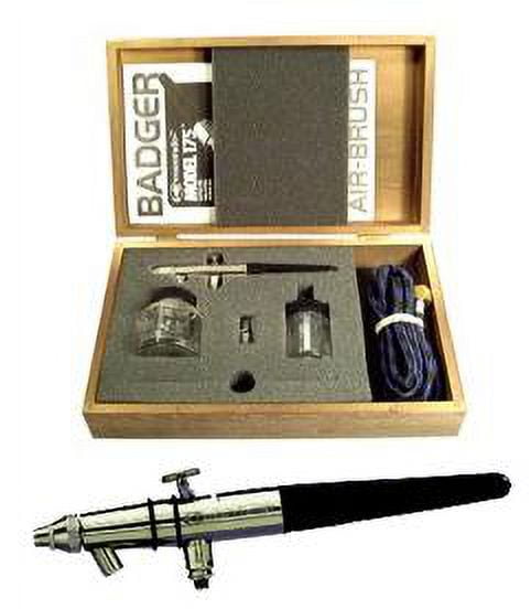 BADGER AIR BRUSH CO CRESCENDO GUN KIT IN WOODEN CASE