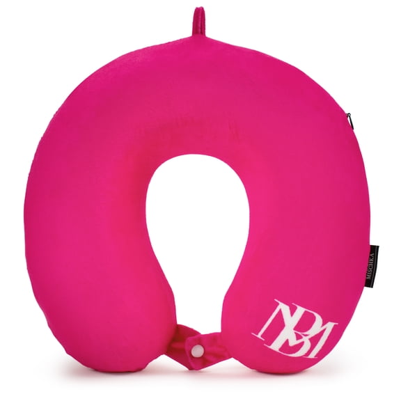 BADGLEY MISCHKA Memory Foam Travel Neck Pillow (Magenta)