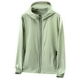 thumbnail image 1 of BADHUB 2025 Summer Sun Protection Light Jacket with Hood for Men Big and Tall Zipper Pocket Long Sleeve Quick Dry Lightweight Outdoor Hooded Top M-5XL Green, 1 of 8