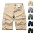 thumbnail image 1 of BADHUB Cargo Shorts for Men Multi Pocket Ripstop Work Shorts Classic Button Zipper Outdoor Hiking Travel Shorts Dark Blue 40, 1 of 6