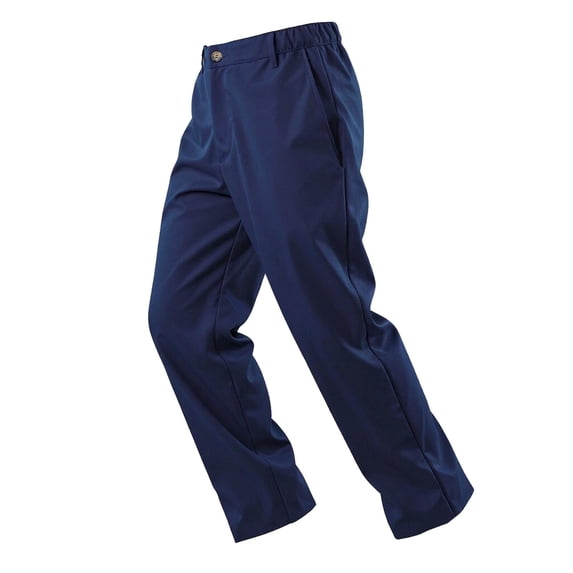 BADHUB Mans Golf Pant Straight Fit Stretch Flat Front Pants Casual Wrinkle Resistant Trousers with Pockets Blue 2XL