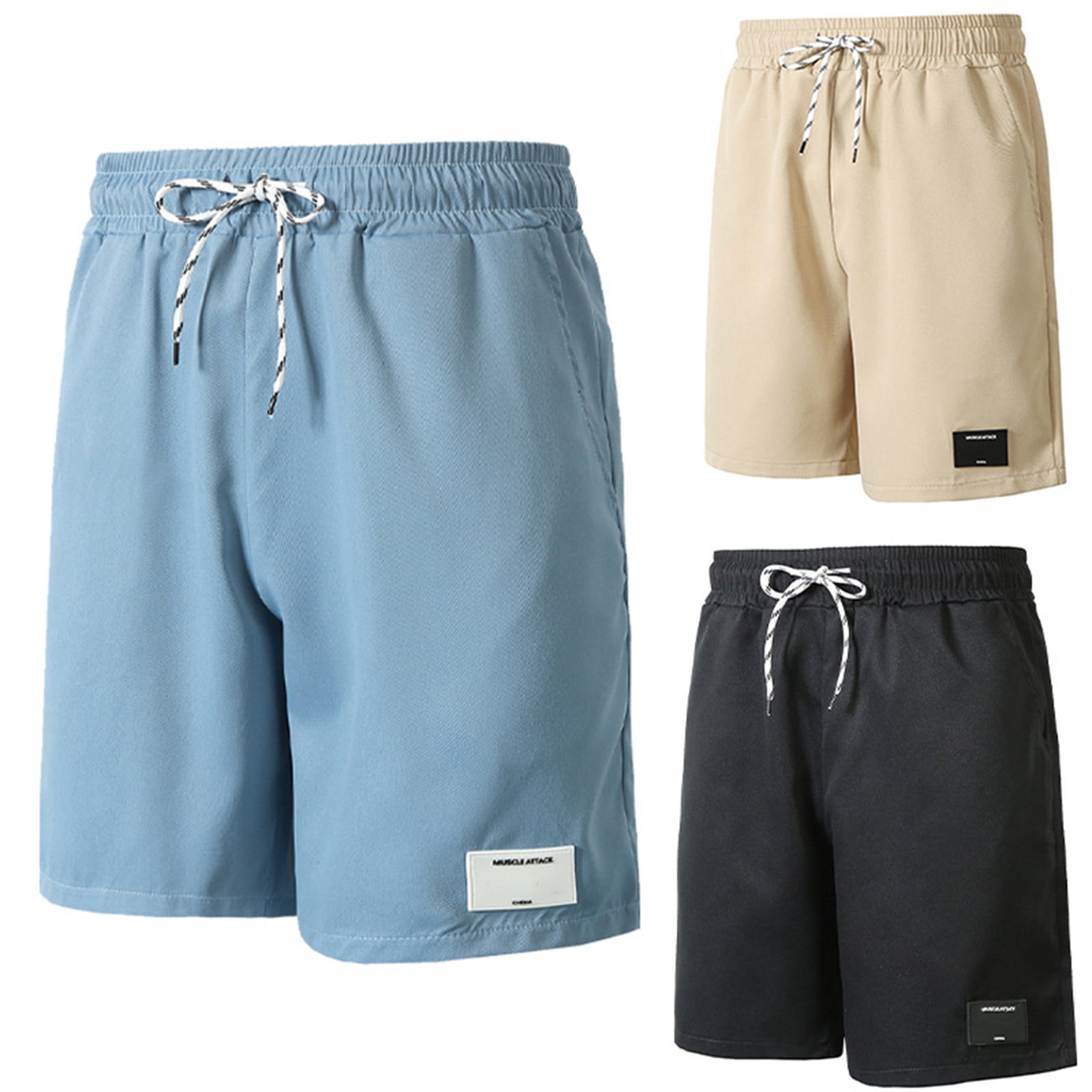 Stretchy Men's Quick-Dry Athletic Shorts