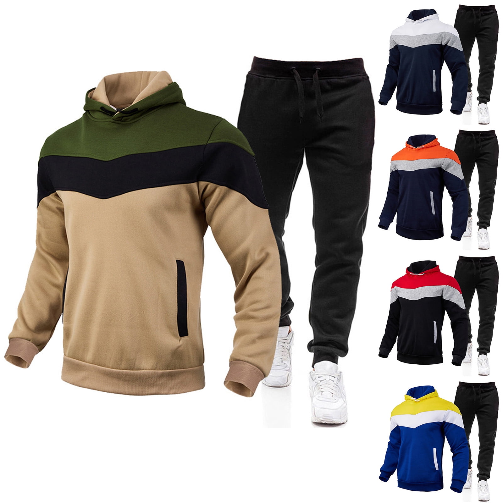 Men's Piece Jogging Suits Track Suits Mens Mens Piece Outfits