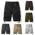 thumbnail image 1 of BADHUB Mens Cargo Shorts with Multi Pockets Button Zipper Hiking Outdoor Shorts Casual Lightweight Summer Workout Shorts Gray M, 1 of 9