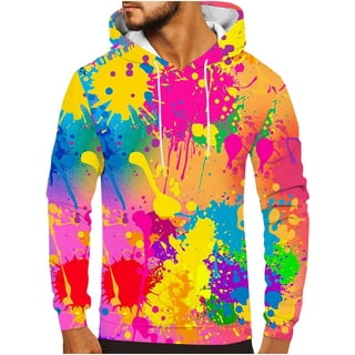 SOLY HUX Men's Graphic Hoodies Long Sleeve Drawstring Pocket Fuzzy