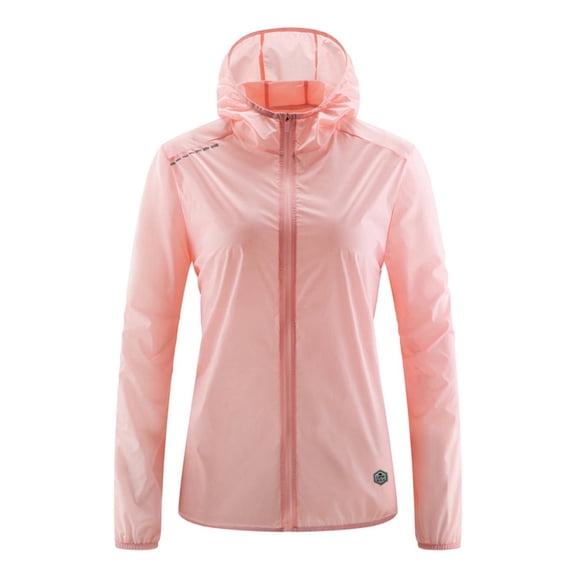BADHUB UPF 50+ Sun Protection Hoodie Jacket for Women Long Sleeve Lightweight Quick Dry Athletic Hiking Fishing Climbing Summer Coat XS-4XL Pink