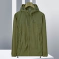 thumbnail image 1 of BADHUB Unisex UPF50+ Sun Protection Outdoor UV Hoodie Jacket for Men Women Lightweight Hiking Fishing Quick Dry Drawstring Long Sleeve Couple Sport Hooded Top L-5XL Army Green, 1 of 6