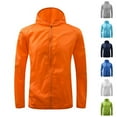 thumbnail image 1 of BADHUB Women's Lightweight Packable Rain Jacket Plus Size Travel Waterproof Windbreaker Cycling Outdoor Outerwear Coat White XL, 1 of 6
