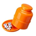 thumbnail image 1 of BAELLERT 1 Set Dice Cup with 5 Dot Dice Heavy Duty Manual Shaker Cup Bar Party KTV Gambling Drinking Board Game Casino Equipment, 1 of 7