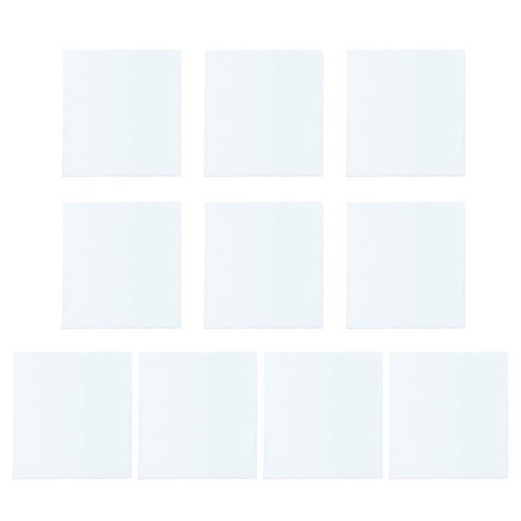 BAELLERT 10/20Pcs Foam Texture Paper Round Square White Cellulose Cards Puffy Texture Acrylics Painting Paper 3D Canvas Sponge Kids DIY Art Craft Supplies