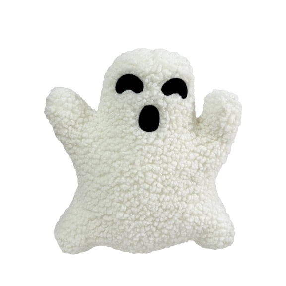 BAELLERT 20/40CM Ghost Plush Pillow Toy Fun Cozy Stuffed Animals Plushies Kawaii Doll Toy Halloween Fall Decorative Cushion Photography Prop for Home Party