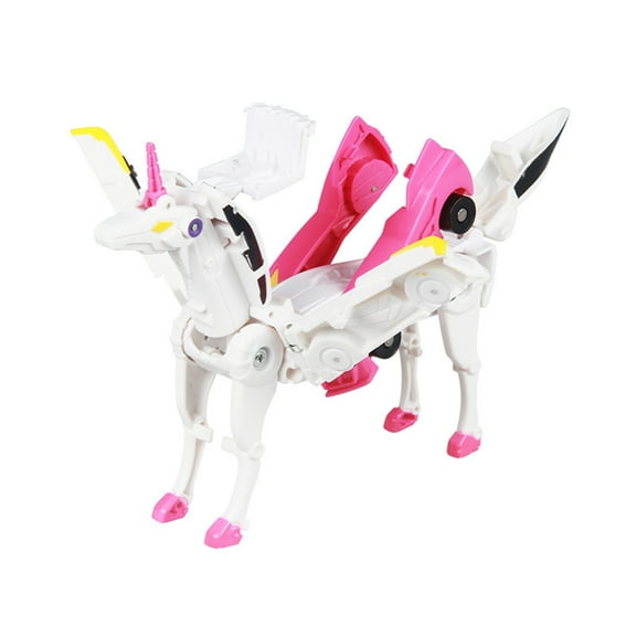 BAELLERT 2Pcs/Set Transformable Flying Horse Car Toy Collision Deformation 2-In-1 Mini Vehicle Educational Transforming Mechanical Flying Toddlers Boys Girls Gift