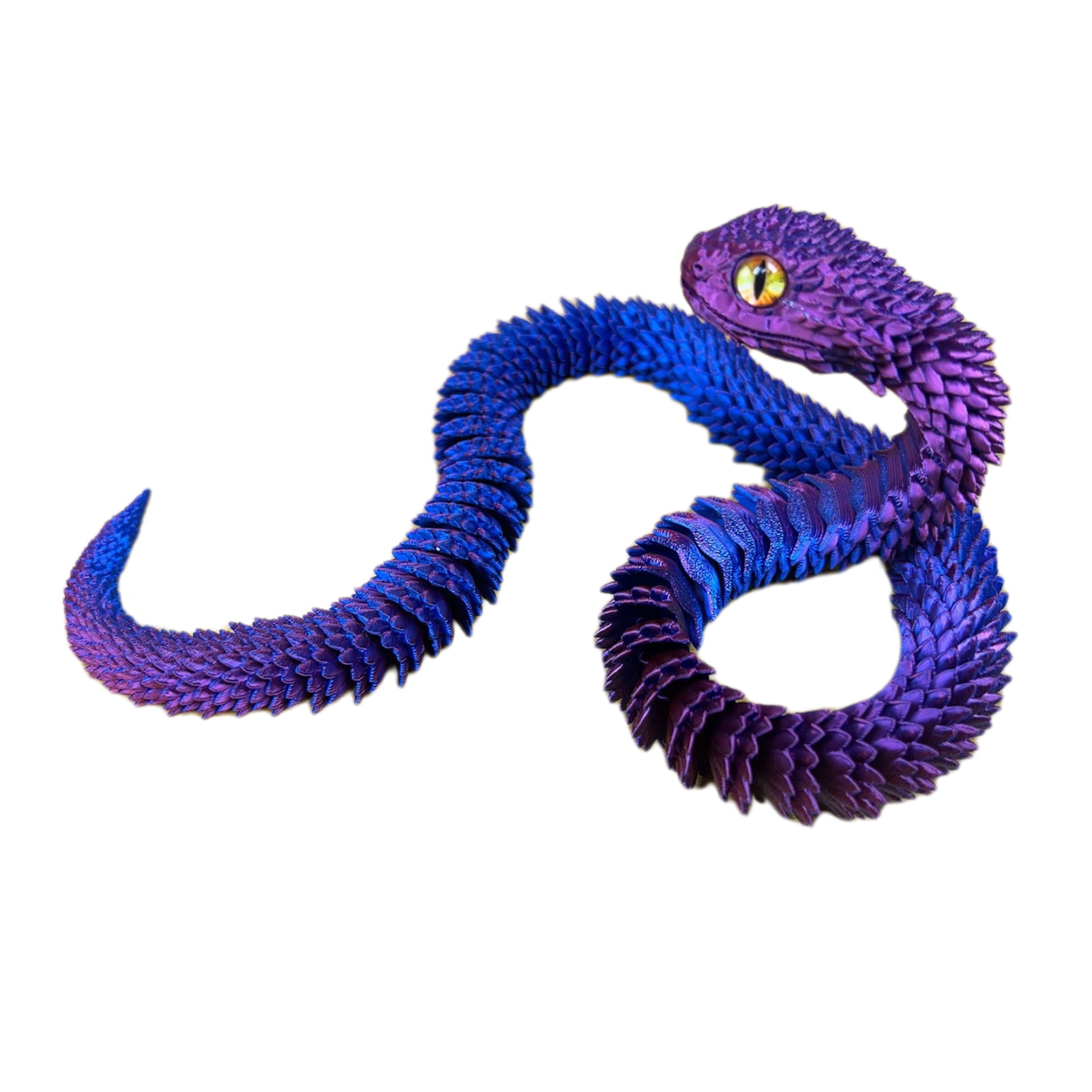 BAELLERT 3D Printed Snake Figurine Movable Joints Snake Figure ...