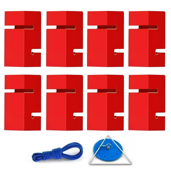 BAELLERT 5/8/10Pcs Team Building Games 5-20 Players Teamwork Coordination Game for Team Building Activities Competitive Fun Group Game for Parties Outdoor Events