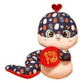 thumbnail image 1 of BAELLERT Chinese Style Snake Plush Toy Stuffed Zodiac Snake Mascot Doll Animal Plushie Hanging Decoration Year of Snake 2025 New Year Spring Festival Gift, 1 of 7
