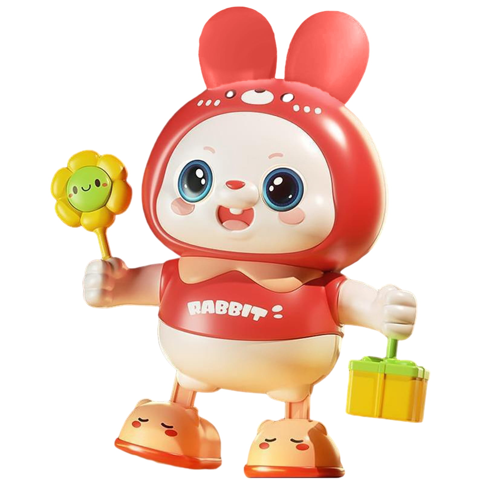 BAELLERT Electronic Dancing Rabbit Toy with Light Adorable Appearance ...