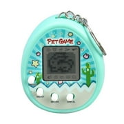 BAELLERT Electronic Pet Keychain Toy Mini Digital Pet Machine Key Ring Holder Handheld Game Console Backpack Pendant Kids Adults Birthday Gifts