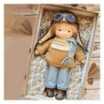 thumbnail image 1 of BAELLERT Handmade Waldorf Doll 12" Soft Knitted Dolls Cute Girls Plush Stuffed Toy Easy to Carry Vintage Crocheted Doll Birthday Gift, 1 of 8