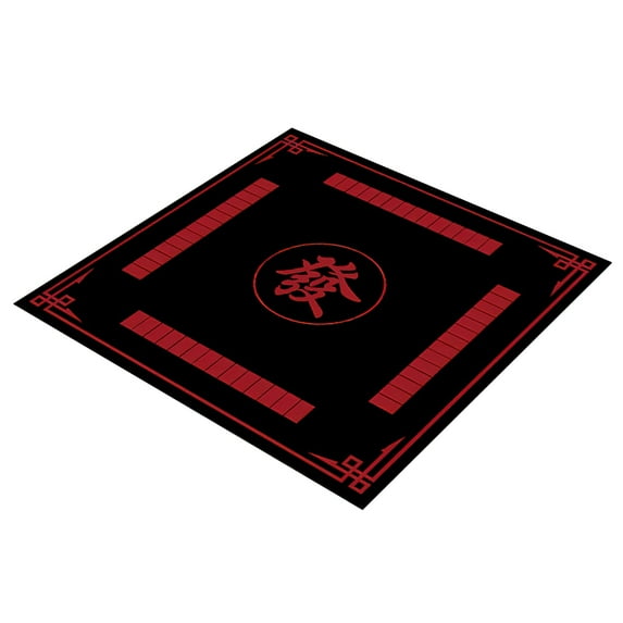 BAELLERT Mahjong Table Mat Poker Domino Mahjong Tile Card Board Game Anti-slip Noise Reduction Square Mah Jong Table Cover Playmat