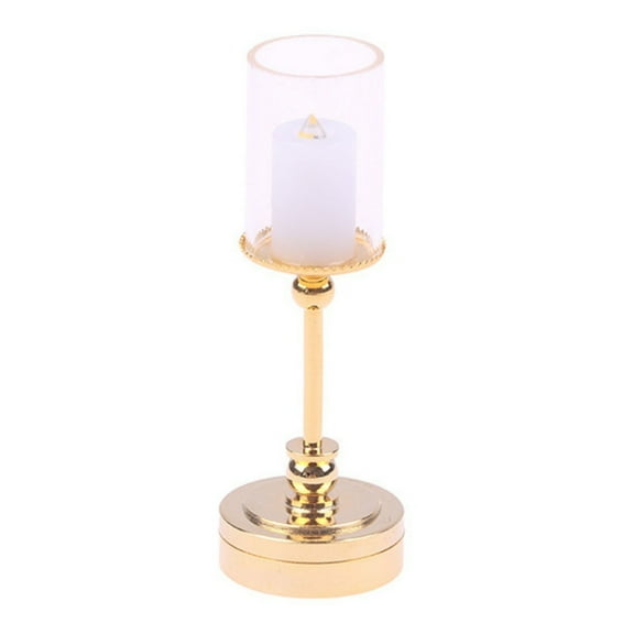 BAELLERT Miniature Table Lamp 1:12 Scale Doll House Lights Realistic Mini Desk Lamp Battery Operated Miniature Lights Doll House Decor