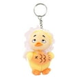 thumbnail image 1 of BAELLERT Plush Doll Keychain Pendant Bag Ornament Yellow Duckling Stuffed Toy Cute Soft Key Ring for Car Keys Backpack Wallet, 1 of 8
