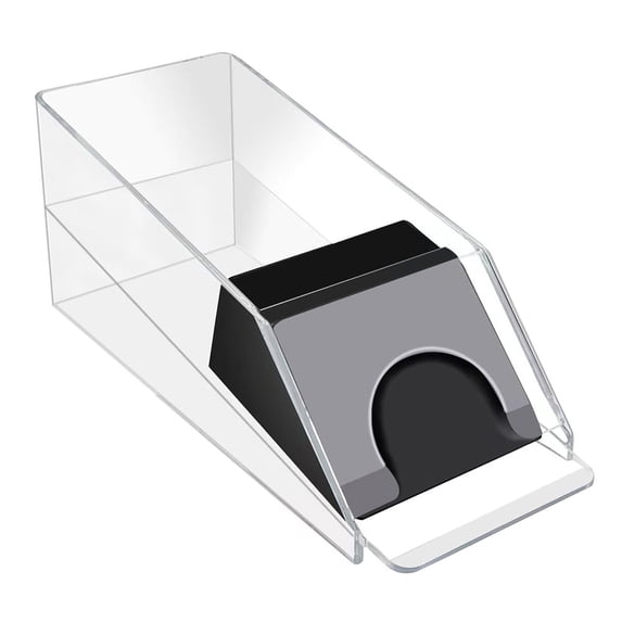 BAELLERT Poker Card Dispenser Portable Standard Size Card Dealing Shoe Dealer Holder Clear Discard Tray Casino Board Game Table Accessory