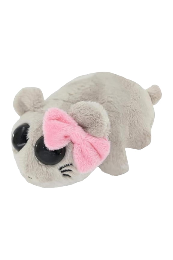 Sad Hamster Plush Toy Soft Hamster Doll for Kids Adults Stuffed Animal Keychain Decorative Music Model Plushie Pendant