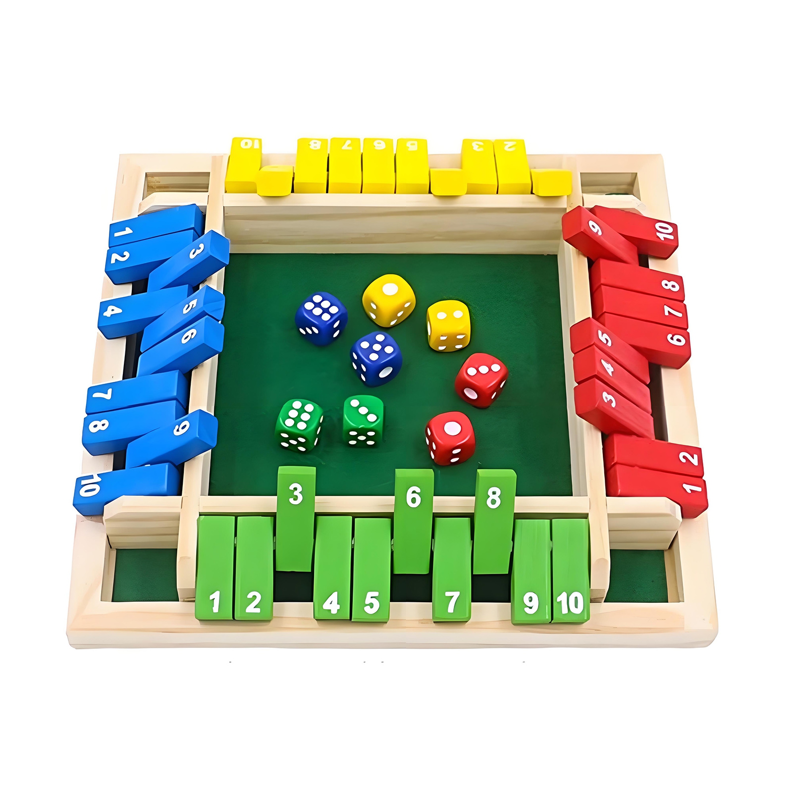 Shut-the-box Game Two-Player Strategy Game For Kids And Adults Aged 5 ...