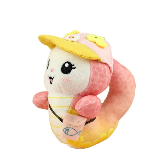 BAELLERT Snake Plush Toy Pendant Keychain Cute Snake Stuffed Animal 2025 Year of The Snake Mascot Doll for Spring Festival Table Decor Gift
