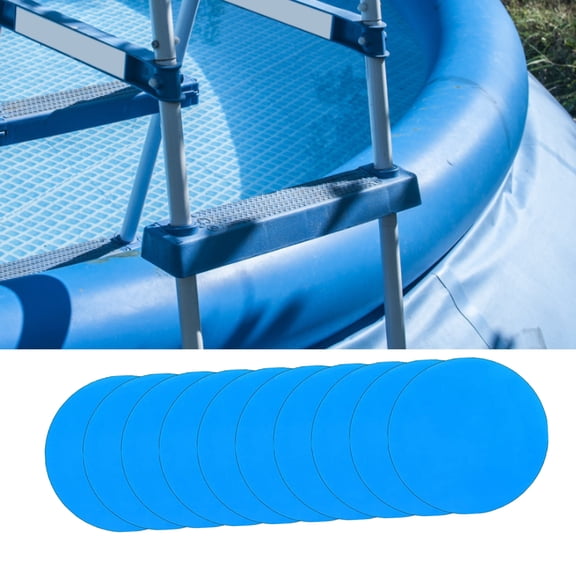 BAETEUY 10Pcs Pool Repair Patch Waterproof Adhesive PVC Inflatable Boats Repair Tape for Swimming Pools