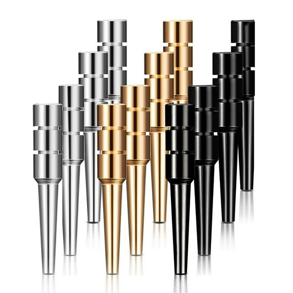 BAETEUY 12Pcs/Set Metal Cribbage Peg - 3 Colors Cribbage Scoreboard Pins, Heavy Duty Scoring Needles for Board Game Accessories