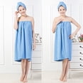 thumbnail image 1 of BAETEUY 2Pcs Women Water Absorbing Fast Dry Hair Hat Bathing Towel Spa Wrap Shower Supply, 1 of 8