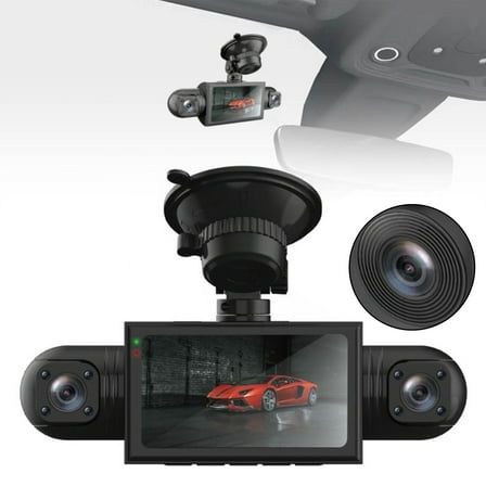 BAETEUY 4-Channel Dash Cam, Night Vision Design, Parking Monitoring, 360-Degree Coverage, Easy to Install, GPS Car Recording Camera, Perfect for Vehicle Safety