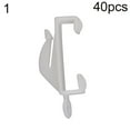 thumbnail image 1 of BAETEUY 40Pcs Window Curtain Rod Slide Rail Track Glider Drape Pole Runner Loop Hook, 1 of 8