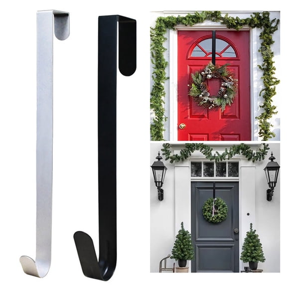 BAETEUY Adjustable Wreath Hanger, Rustproof Corrosion Resistant, Strong Load-Bearing, Easy to Install, Christmas Wreath Hanger, Decor, Perfect for Holiday